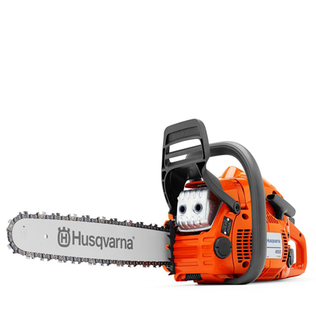 Tronçonneuse semi professionnelle thermique HUSQVARNA 450 guide 45cm